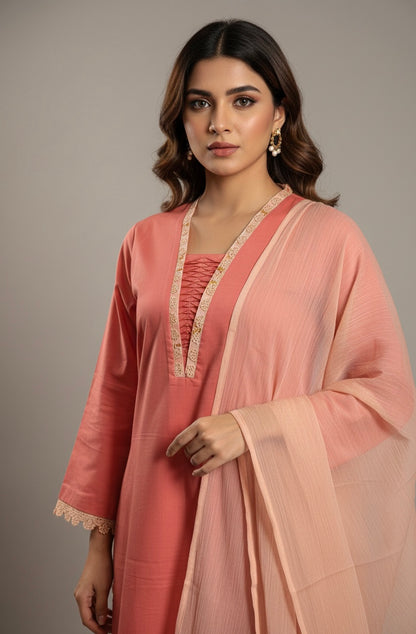 Peach Blush Farshi Set