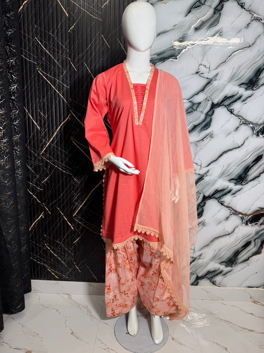 Peach Blush Farshi Set