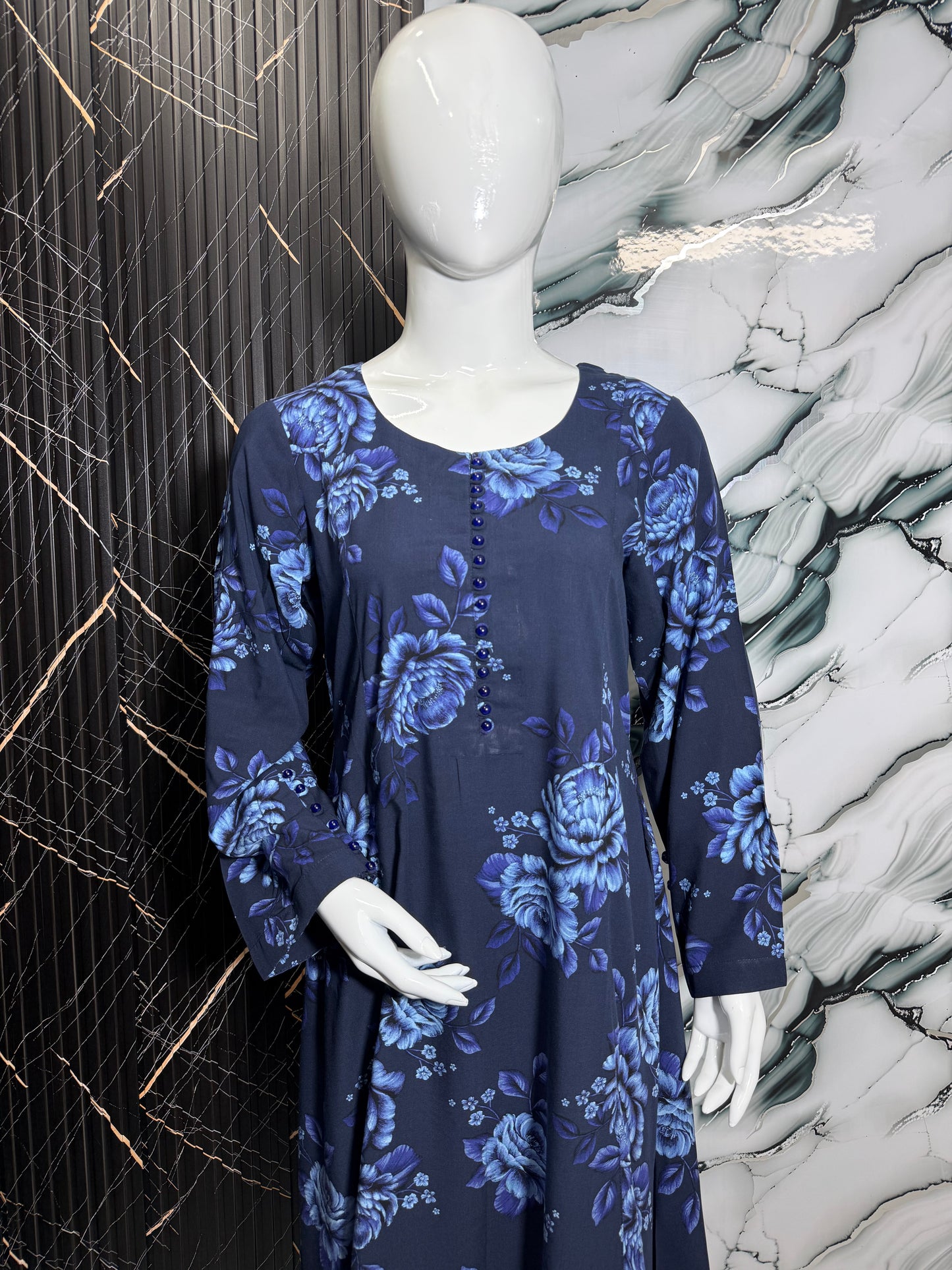 Navy floral frock