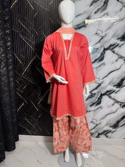 Peach Blush Farshi Set