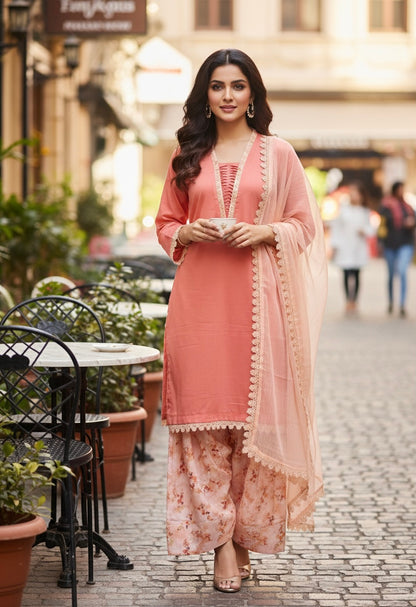 Peach Blush Farshi Set